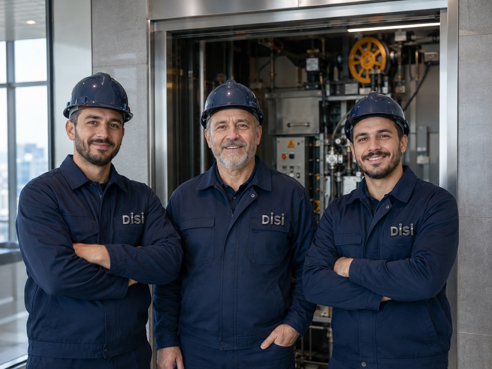 DİSİ Asansör saha ekibi